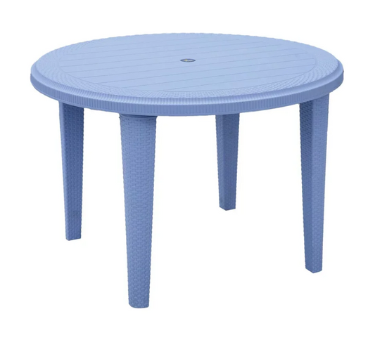 Pure Plastic Rattan Legs Table