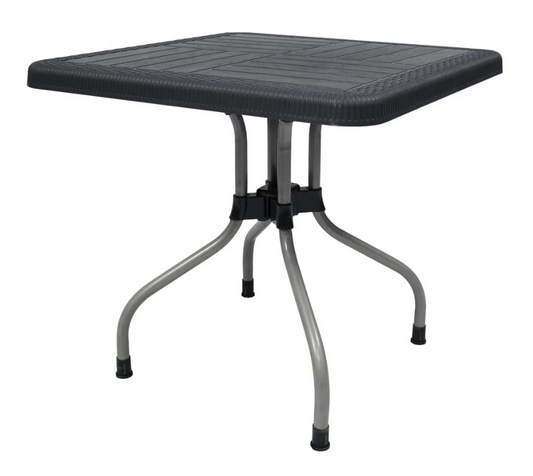 Lexus Prince Square Table with Silver Legs